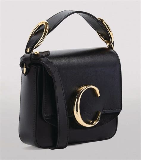 chloe black leather bag|chloe leather bag vintage.